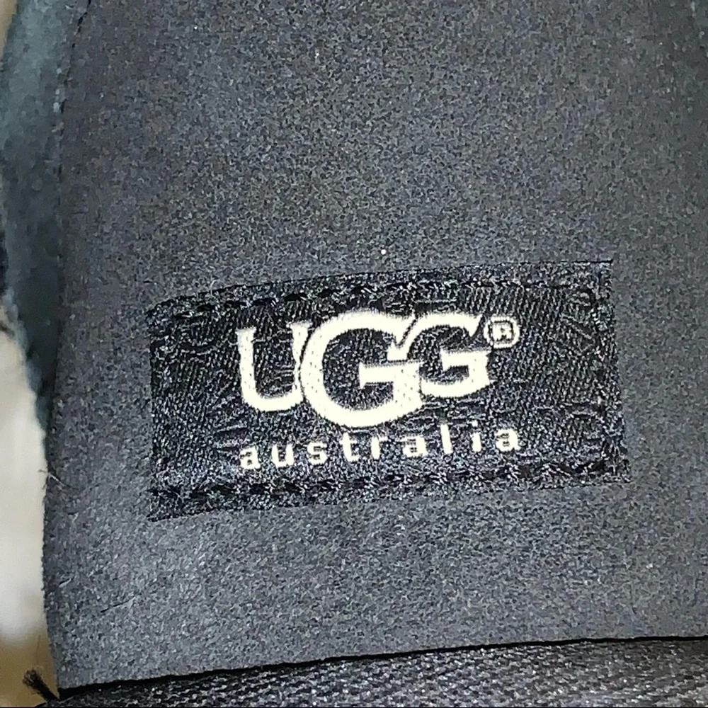 UGG Tall Classic Black Suede Winter Boots